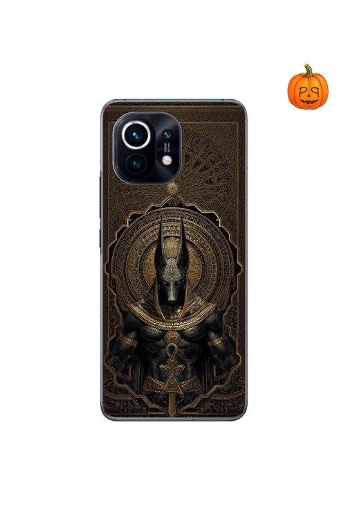 Xiaomi Mi 11 Lite Uyumlu Şeffaf Kılıf Antik Mısır 1 Tasarımlı