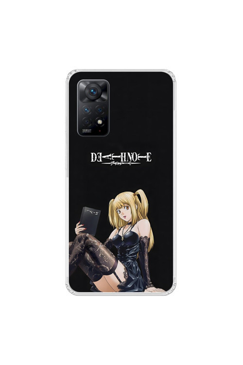 Xiaomi Redmi Note 11 Pro Uyumlu Şeffaf Kılıf Death Note 3 Tasarımlı