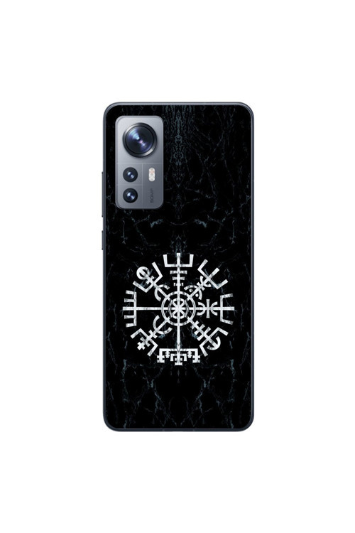 Xiaomi Mi 12 Uyumlu Şeffaf Kılıf Nordic 1 Tasarımlı