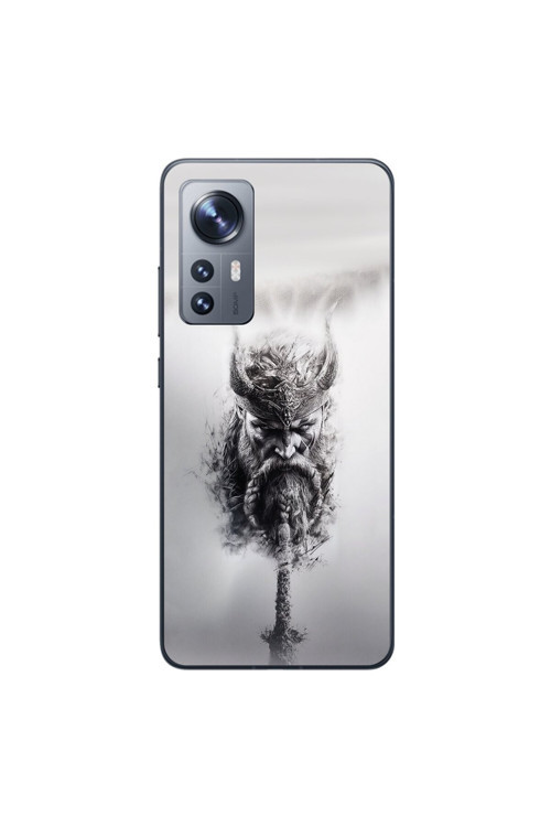 Xiaomi Mi 12 Uyumlu Şeffaf Kılıf Nordic 2 Tasarımlı
