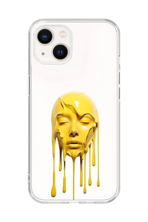 İphone 14 Plus Uyumlu Şeffaf Kılıf Estetik Yüz 6 Tasarımlı