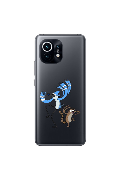 Xiaomi Mi 11 Uyumlu Şeffaf Kılıf Cartoon 13 Tasarımlı