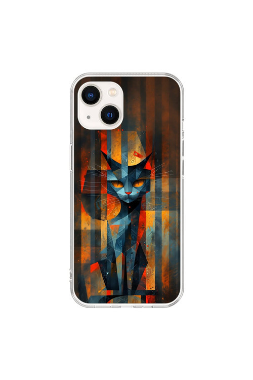 İphone 15 Uyumlu Şeffaf Kılıf Aesthetic 2 Tasarımlı