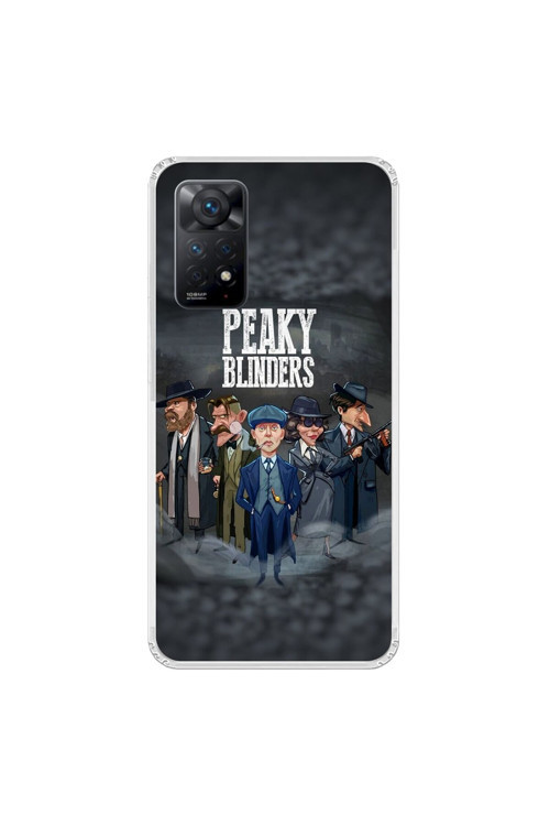Xiaomi Redmi Note 11 Pro Uyumlu Şeffaf Kılıf Peaky Blinders Tasarımlı