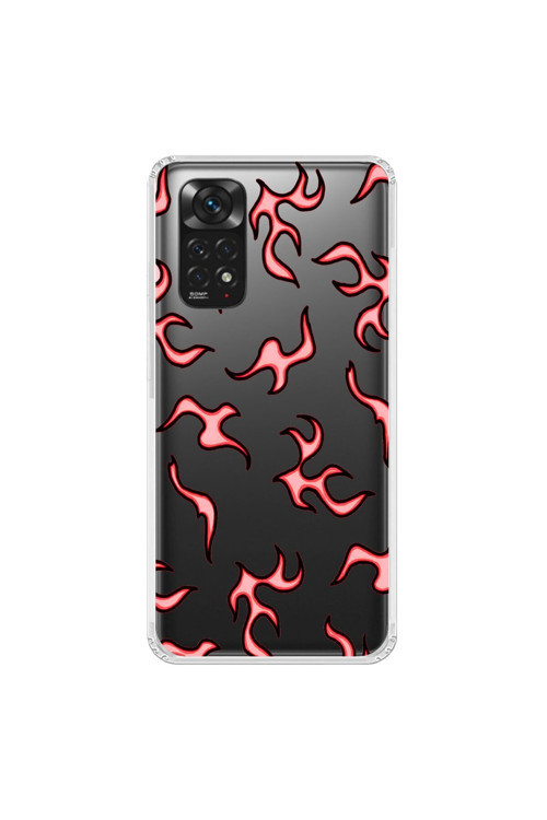 Xiaomi Redmi Note 11 Uyumlu Şeffaf Kılıf Wallpaper 4 Tasarımlı