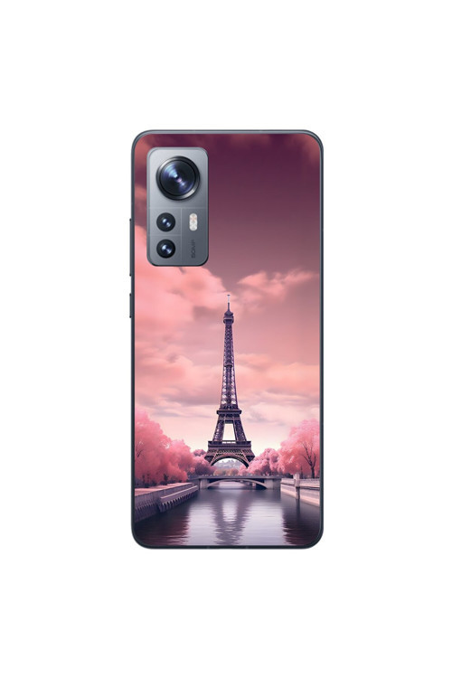 Xiaomi Mi 12 Uyumlu Şeffaf Kılıf Paris 3 Tasarımlı