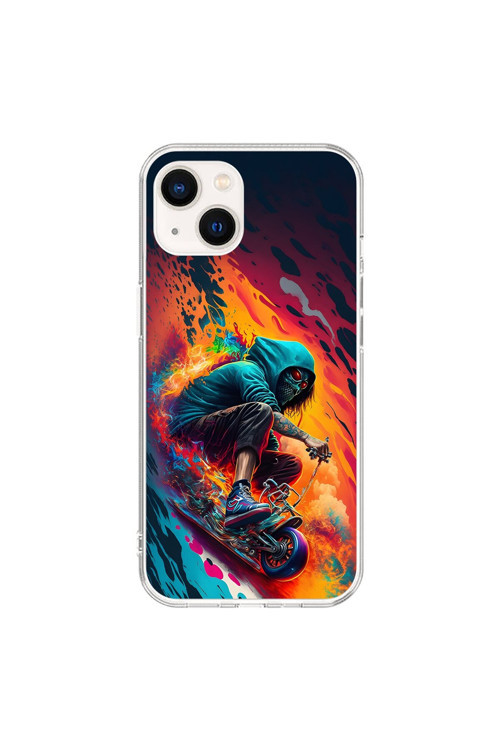 İphone 15 Uyumlu Şeffaf Kılıf Aesthetic 5 Tasarımlı