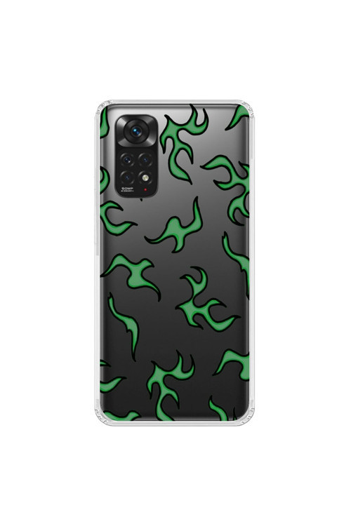 Xiaomi Redmi Note 11 Uyumlu Şeffaf Kılıf Wallpaper 5 Tasarımlı
