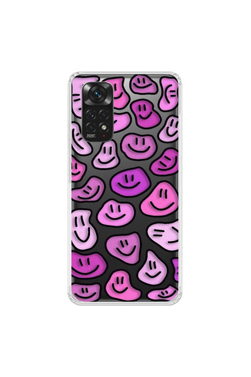 Xiaomi Redmi Note 11 Uyumlu Şeffaf Kılıf Wallpaper 7 Tasarımlı