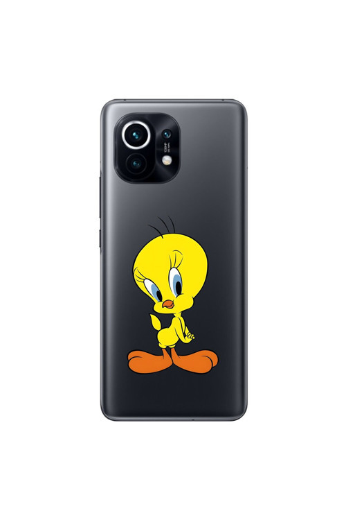 Xiaomi Mi 11 Uyumlu Şeffaf Kılıf Cartoon 17 Tasarımlı
