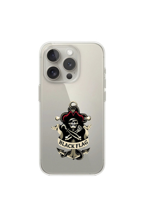 İphone 12 Pro Max Uyumlu Şeffaf Kılıf Pirate 4 Tasarımlı