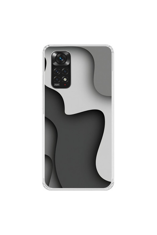 Xiaomi Redmi Note 11 Uyumlu Şeffaf Kılıf Wallpaper 2 Tasarımlı