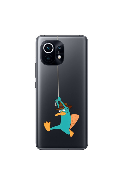 Xiaomi Mi 11 Uyumlu Şeffaf Kılıf Cartoon 11 Tasarımlı