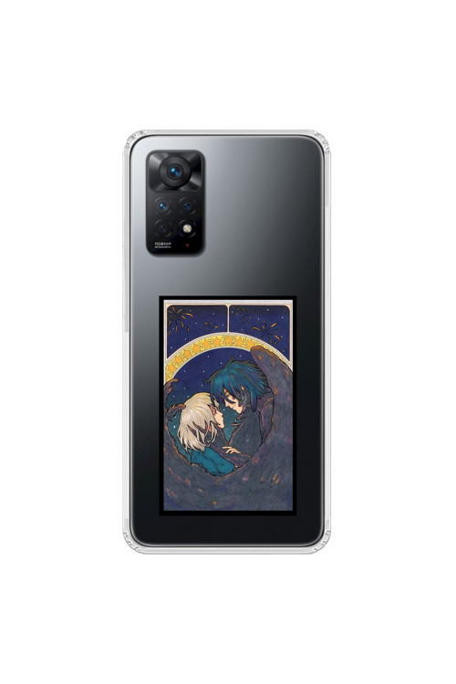 Xiaomi Redmi Note 11 Pro Uyumlu Şeffaf Kılıf Howls Moving Castle 3 Tasarımlı