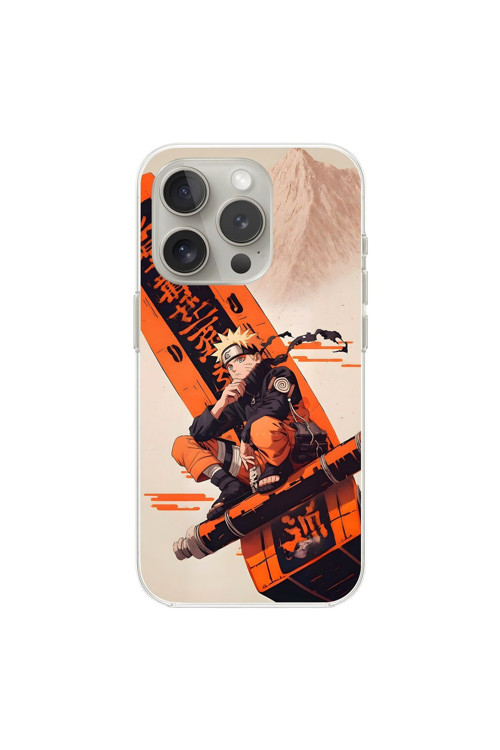 İphone 14 Pro Max Uyumlu Şeffaf Kılıf Naruto Tasarımlı