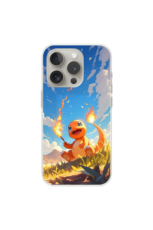İphone 12 Pro Max Uyumlu Şeffaf Kılıf Pokemon 5 Tasarımlı