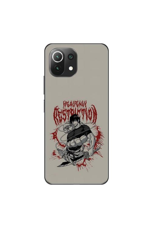 Xiaomi Mi 11 Lite Uyumlu Şeffaf Kılıf Jujutsu Kaisen 2 Tasarımlı
