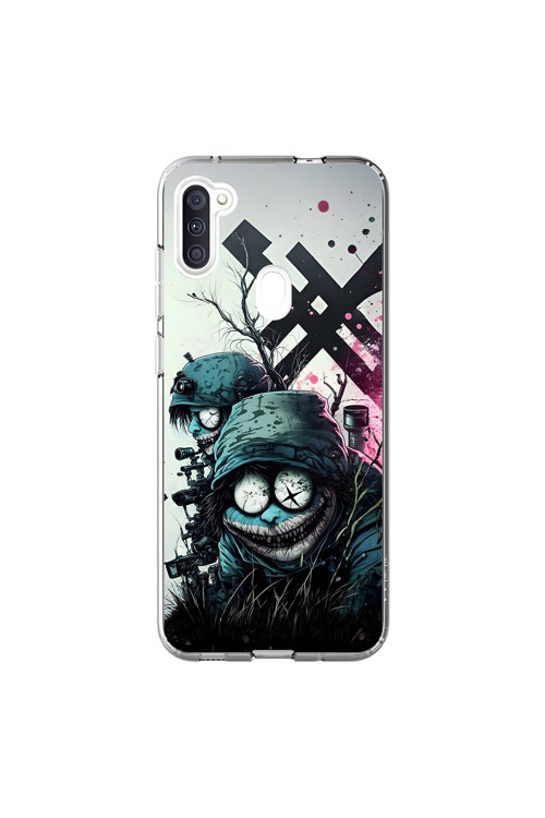 Samsung Galaxy A11 Uyumlu Şeffaf Kılıf Aesthetic 6 Tasarımlı