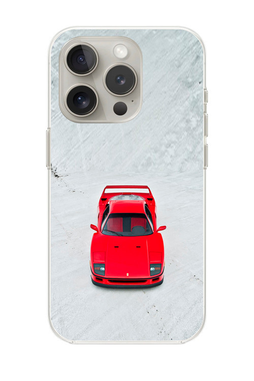 İphone 14 Pro Uyumlu Şeffaf Kılıf Araba Tasarımlı 1