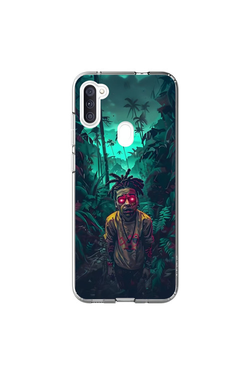 Samsung Galaxy A11 Uyumlu Şeffaf Kılıf Aesthetic 7 Tasarımlı