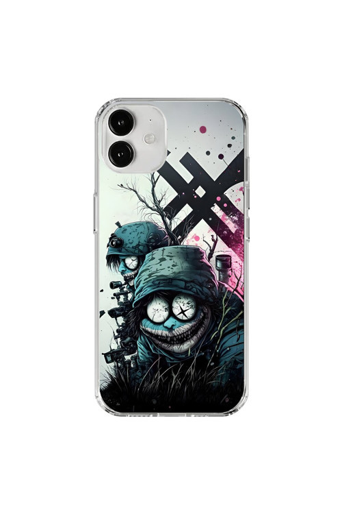 İphone 12 Uyumlu Şeffaf Kılıf Aesthetic 6 Tasarımlı