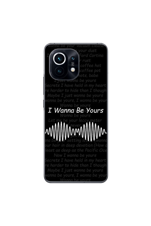 Xiaomi Mi 11 Uyumlu Şeffaf Kılıf I Wanna Be Yours Tasarımlı