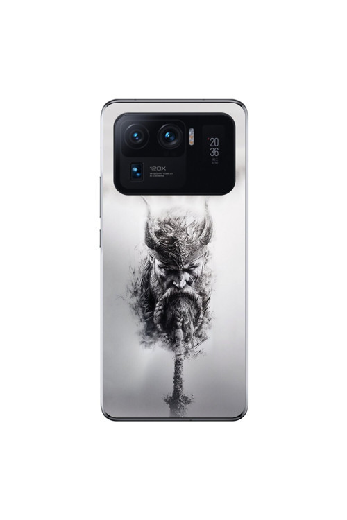 Xiaomi Mi 11 Pro Uyumlu Şeffaf Kılıf Nordic 2 Tasarımlı