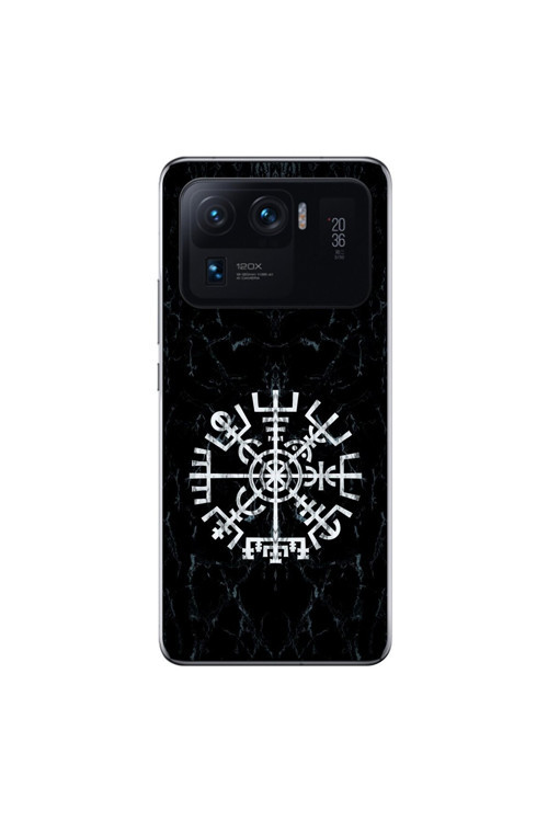 Xiaomi Mi 11 Pro Uyumlu Şeffaf Kılıf Nordic 1 Tasarımlı