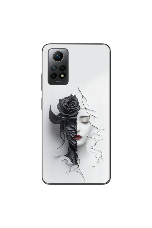 Xiaomi Redmi Note 12 Pro Uyumlu Şeffaf Kılıf Estetik Yüz 4 Tasarımlı