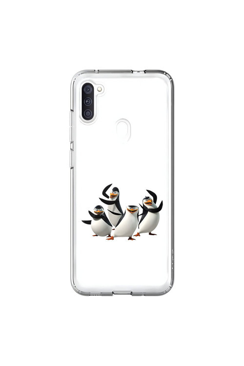 Samsung Galaxy A11 Uyumlu Şeffaf Kılıf Cartoon 8 Tasarımlı