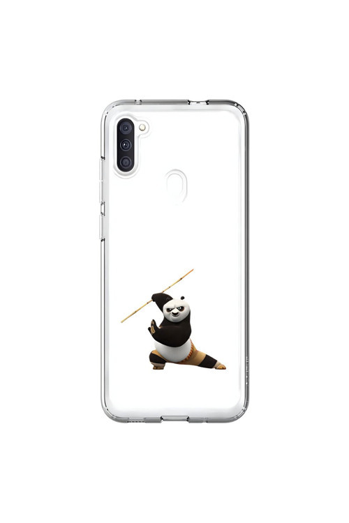 Samsung Galaxy A11 Uyumlu Şeffaf Kılıf Cartoon 7 Tasarımlı