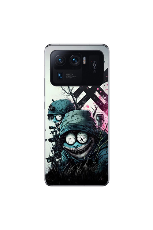 Xiaomi Mi 11 Pro Uyumlu Şeffaf Kılıf Aesthetic 6 Tasarımlı