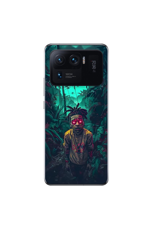 Xiaomi Mi 11 Pro Uyumlu Şeffaf Kılıf Aesthetic 7 Tasarımlı