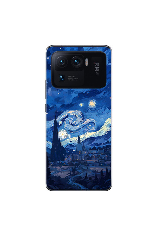 Xiaomi Mi 11 Pro Uyumlu Şeffaf Kılıf Aesthetic 8 Tasarımlı