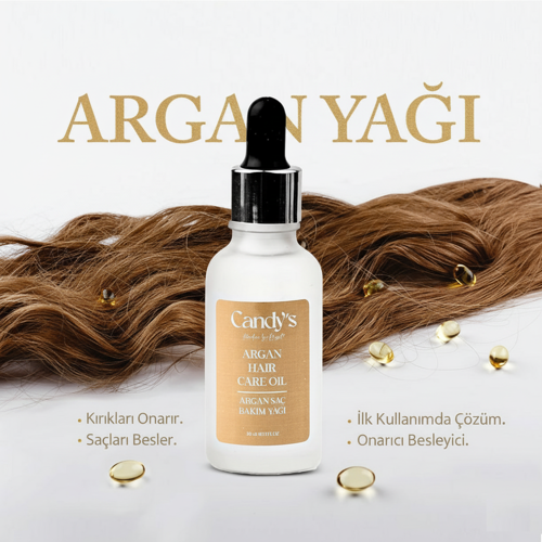 candy's Argan Saç Bakım Serumu Ve Yağı