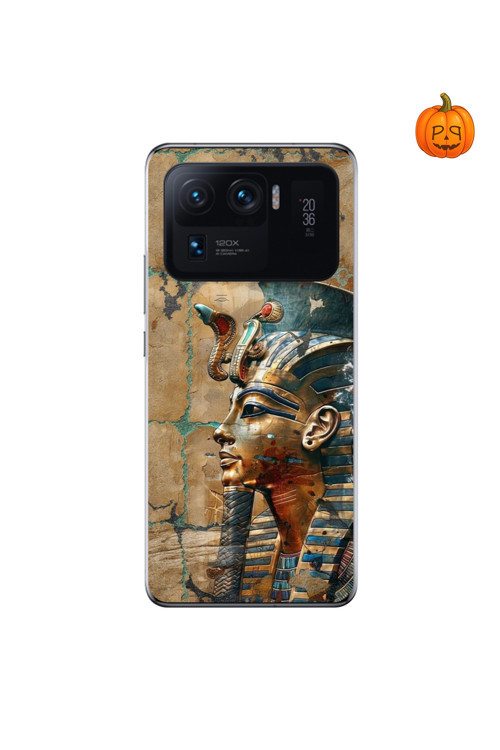 Xiaomi Mi 11 Pro Uyumlu Şeffaf Kılıf Antik Mısır 6 Tasarımlı
