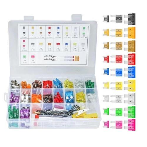 306 Parça 27 Çeşit Araç Sigorta Seti Plastik Çantada (Mini / Büyük Boy Bıçak Tip)