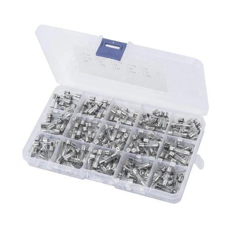 Cam Sigorta Seti 5x20 mm 150 Adet 15 Çeşit 250V Kutulu