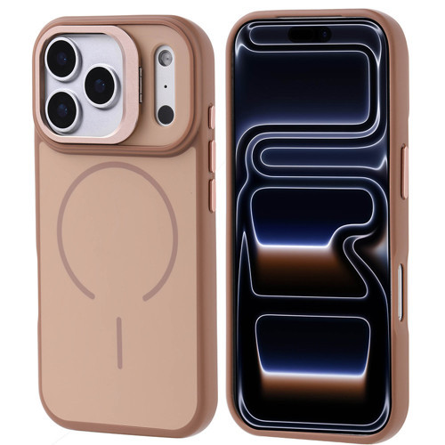 iPhone 17 Pro Kılıf M-safe Şarj Özellikli Kamera Standlı Notron Kılıf