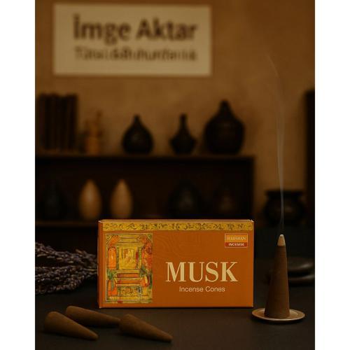 Darshan İncense Musk KonikTütsü 10 Adet