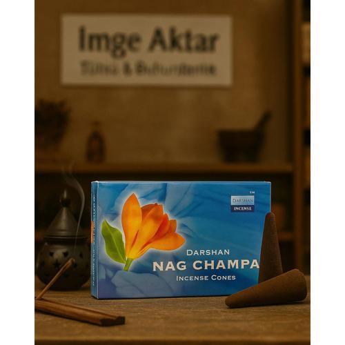 Darshan İncense Nag Champa Konik Tütsü 10 Adet