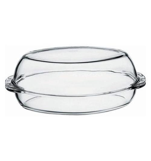 59052 borcam büyük oval kapaklı tencere