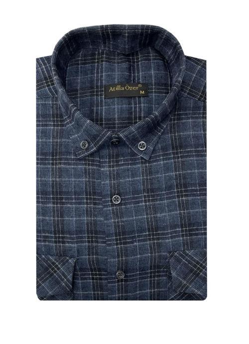 Kışlık Kaşmir Erkek Gömlek - 7463
