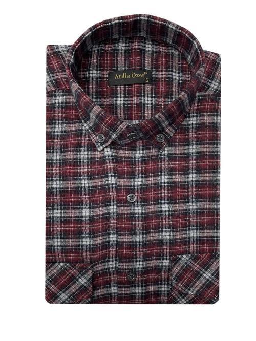 Kışlık Kaşmir Erkek Gömlek - 7463
