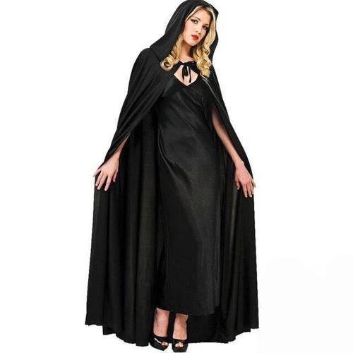 BFS Nessiworld  Sİyah Yakalı Pelerin - Vampir Pelerin - Dracula Pelerin 90 cm