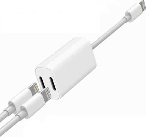 Iphone Lightning Şarj + Kulaklık Çoklayıcı Y Adaptör