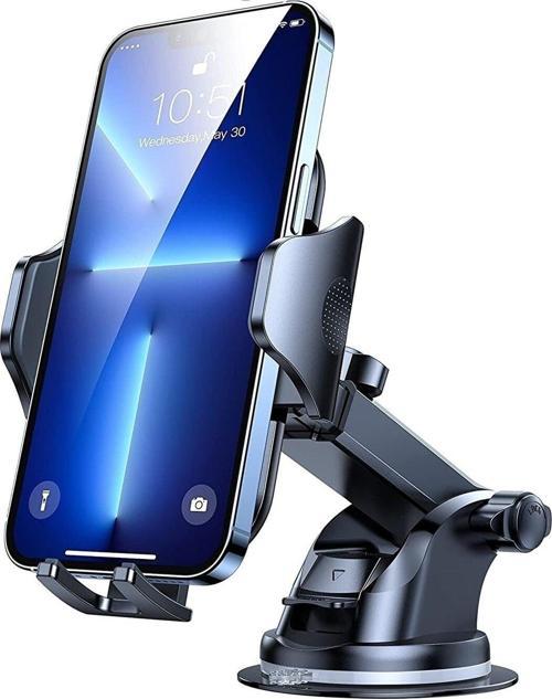 Att-39 Uyumlu Otomatik Klipsli Araba Telefon Tutacağı Vakumlu Yüksek Kalite Telefon Tutucu