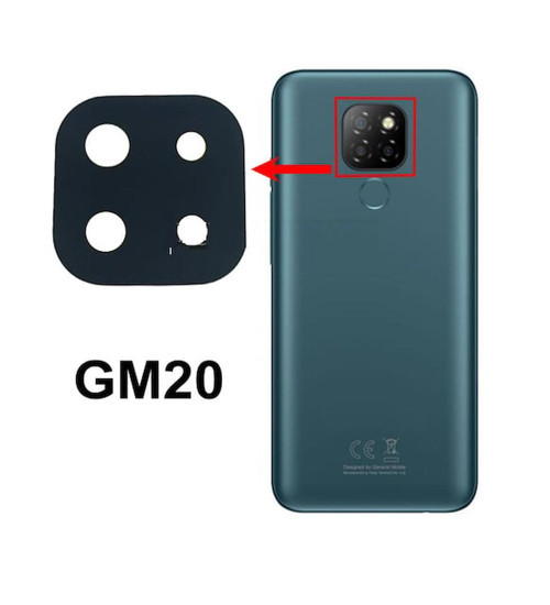 General Mobile GM20 İle Uyumlu Kamera Camı