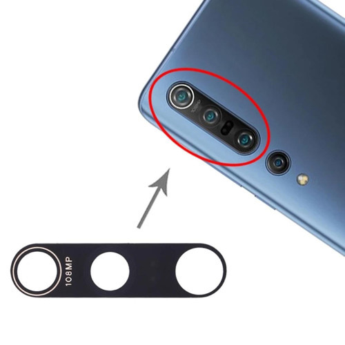 Xiaomi Mi 10 İle Uyumlu Kamera Camı Ful