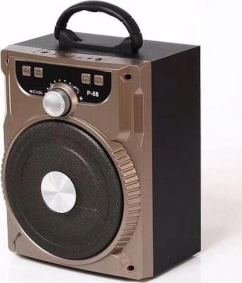 Fm Radyolu Mp3 Çalar Taşınabilir Bluetooth Hoparlör Rgb Karaoke Speaker
